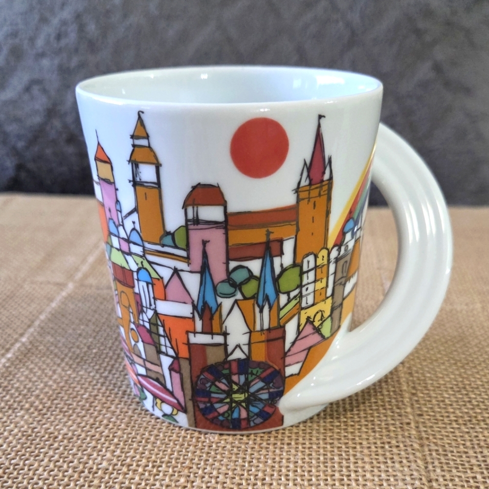 Fritz Henry Oerter "Nurnberg" Mug. City Cup Nr. 15. Rosenthal Studio Line